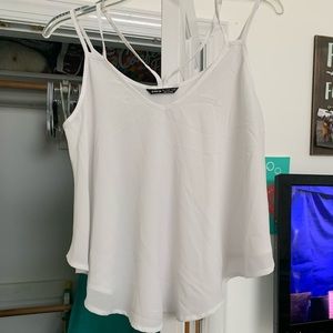 White tanktop, size L.